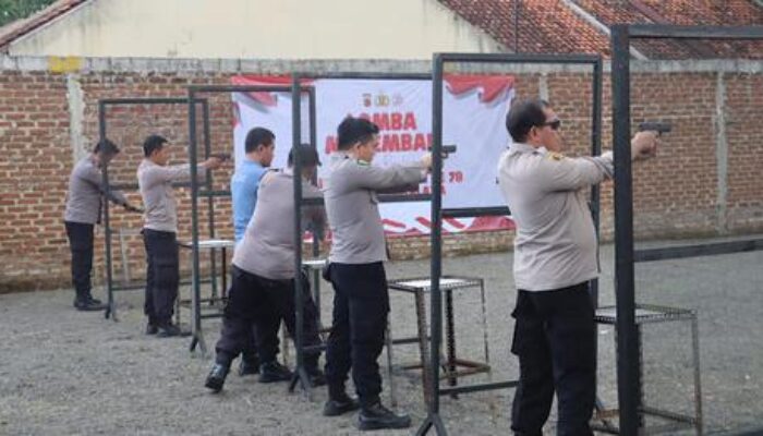Tingkatkan Profesionalitas, Polres Tasikmalaya Gelar Lomba Menembak