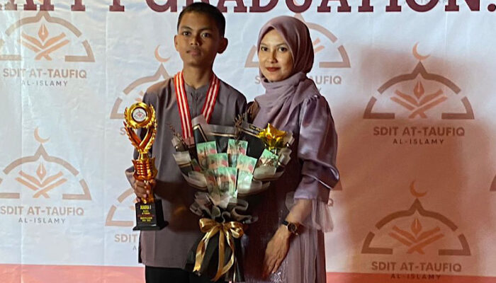 Jadi Juara Satu di SDIT At Taufiq Al Islamy, Arka Bercita Cita jadi Ahli IT Profesional