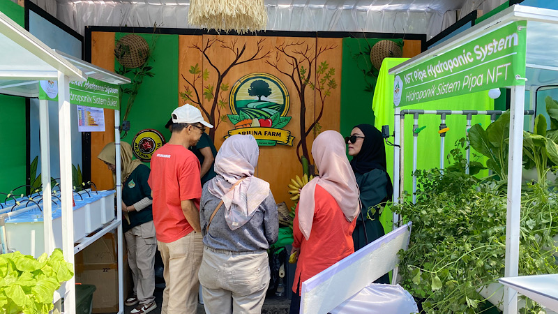 Hadir di HKP k 52 Tingkat Kota Tasikmalaya, Arjuna Farm Perkenalkan Inovasi Teknologi Pertanian