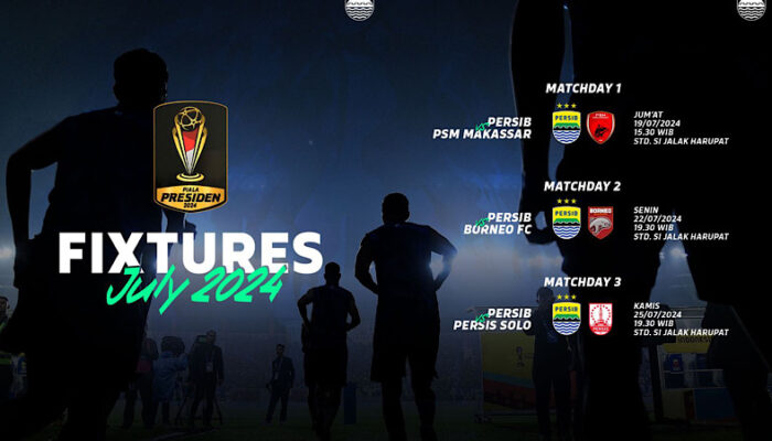 Jadwal Lengkap Persib di Piala Presiden 2024