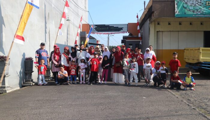 Warga Cluster Rumah Pesona Meriahkan HUT RI dengan Jalan Sehat, Perlombaan & Istigosah