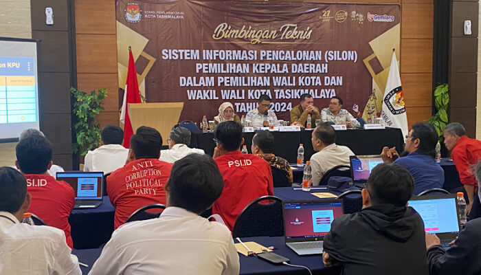 Pendaftaran Calon lewat Silon, KPU Adakan Bimtek Silon kepada Operator Parpol