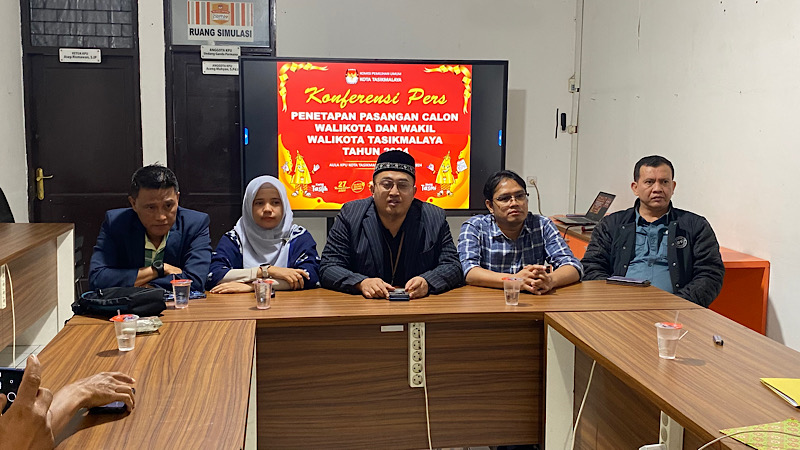 KPU Kota Tasikmalaya Tetapkan Lima Paslon di Pilkada 2024