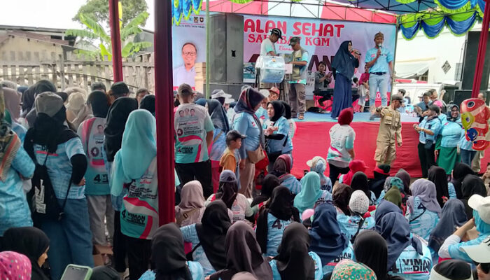 Gebyar Jalan Sehat Viman – Diky di Hari Terakhir Kampanye Dihadiri Ribuan Massa