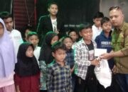 Harlah ke 16 Tahun, DPC Brigez Cibeureum Berbagi dengan Anak Yatim