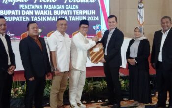 KPU Kabupaten Tasikmalaya Tetapkan Pasangan Cecep – Asep Pemenang PSU