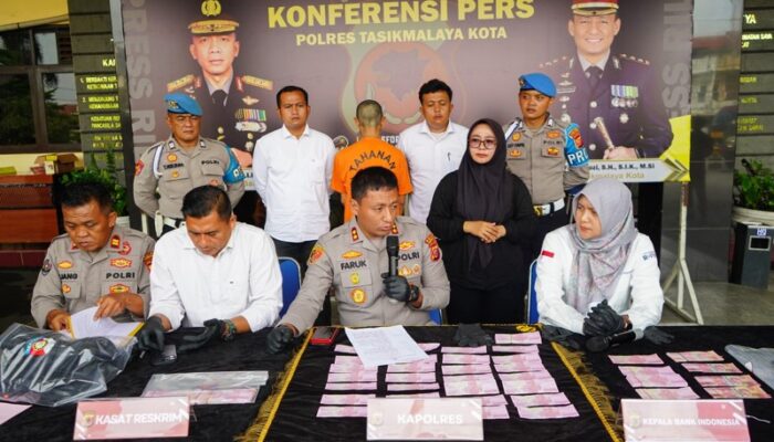 Bawa Uang Palsu Puluhan Juta, Pria Asal Banten Diciduk Polisi di Kota Tasikmalaya