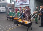 Kejari Ciamis Musnahkan Ribuan Barang Bukti Narkotika Hingga Senjata Api Rakitan