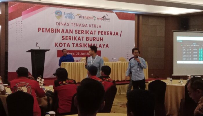 Pererat Kerjasama Bipartit, Disnaker Kota Tasikmalaya Adakan Pendampingan Serikat Buruh dan Pekerja