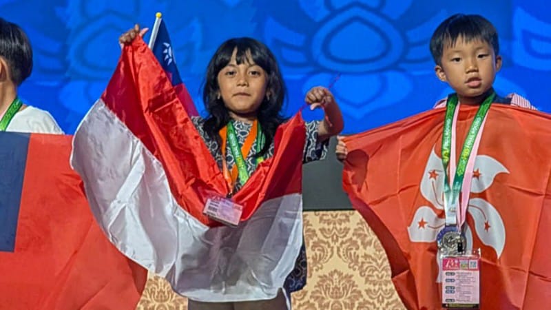 Reika Amaira Reimundo, Siswi TK Asal Tasikmalaya Wakili Indonesia di Ajang Matematika Internasional WMI 2025 di Bangkok