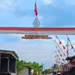 Meriahkan HUT RI ke-80, Desa Margaluyu Pasang Bendera Serentak