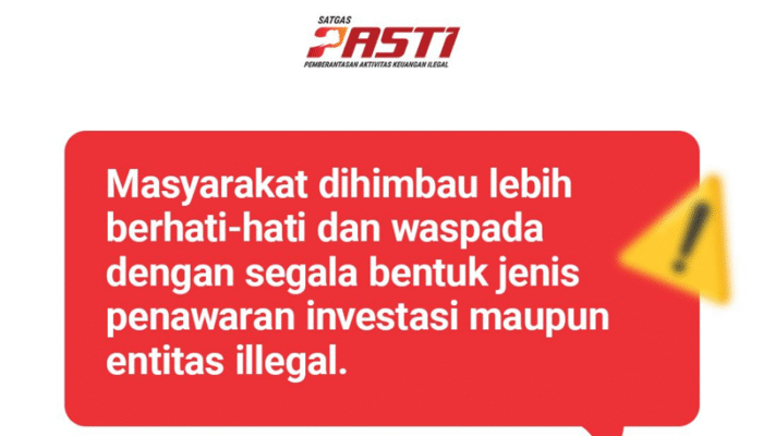 Berpotensi Sesatkan Masyarakat, Satgas PASTI Hentikan Kegiatan Golden Eagle