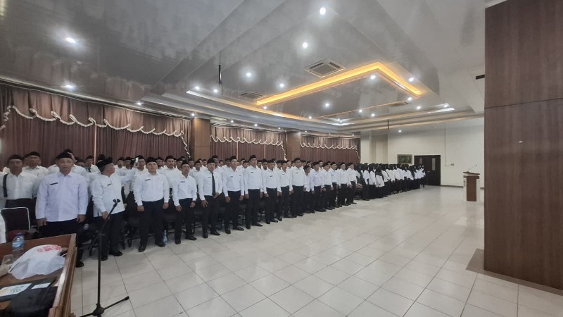 Ratusan Pendamping PKH Kabupaten Tasikmalaya Dilantik Mentri Sosial jadi P3K ASN