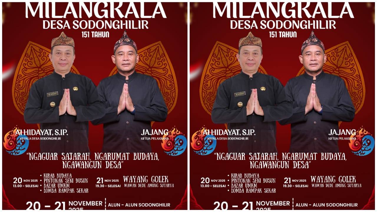 Desa Sodong Perkuat Semangat Gotong Royong Melalui Milangkala Ke 151