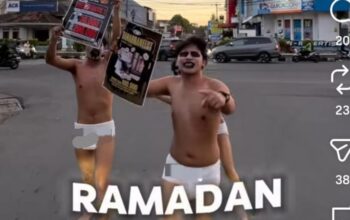 Tak Punya Rasa Malu, 3 Marketing TWN Shop Tasikmalaya Tayangkan Tontonan Tak Bermoral di sepanjang jalan di Kota Tasikmalaya