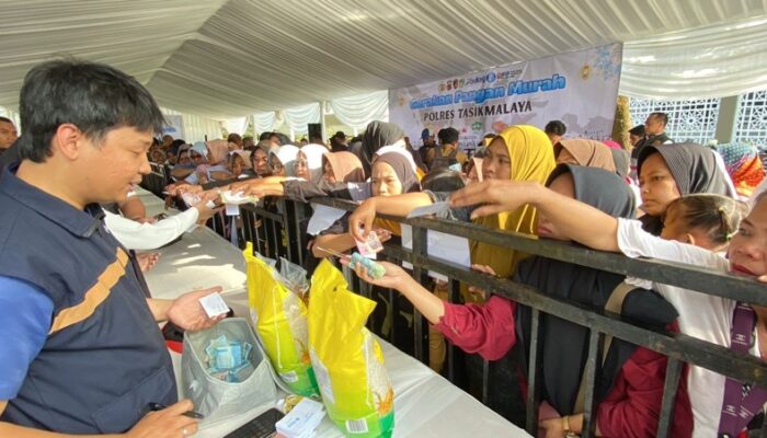 Gerakan Pangan Murah di Bulan Ramadan, Langkah Kongkret Polres Tasikmalaya Ringankan Beban Masyarakat