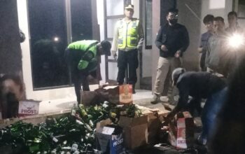 Tak Butuh Waktu Lama, Ormas Islam Berhasil Gerebek Gudang Miras di Cikoneng Ciamis dan inilah Hasilnya